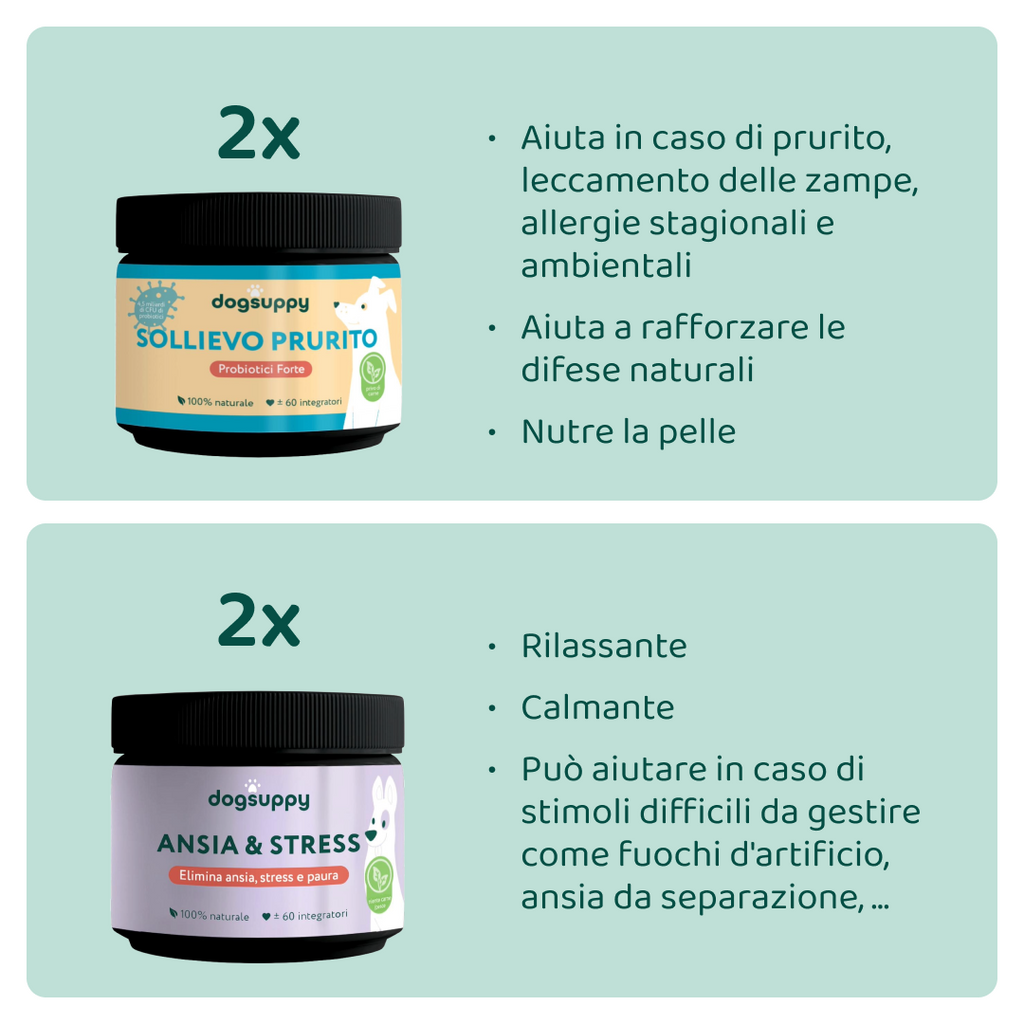Bundle Risparmio:  Prurito & Stress