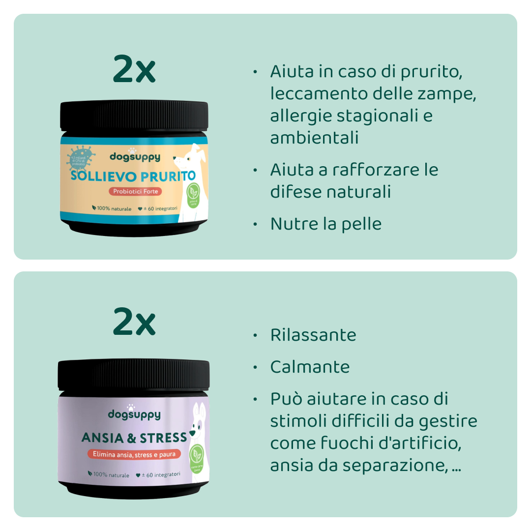 Bundle Risparmio:  Prurito & Stress