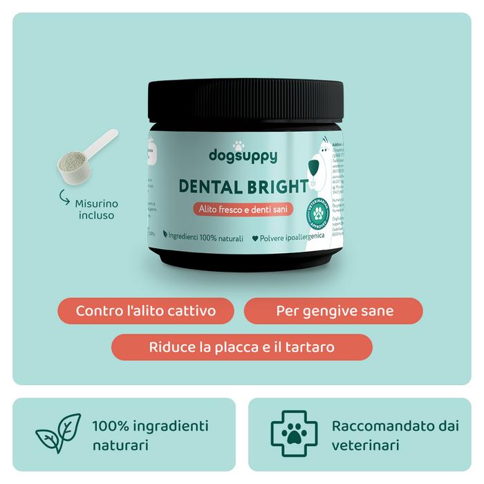 Dental Bright 🌿 | Polvere 100% Naturale | 60 dosi